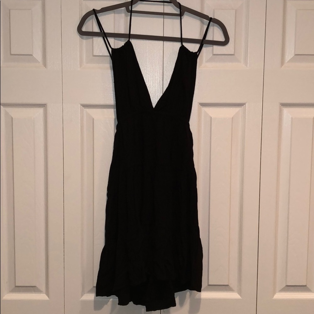 Shot black dress
